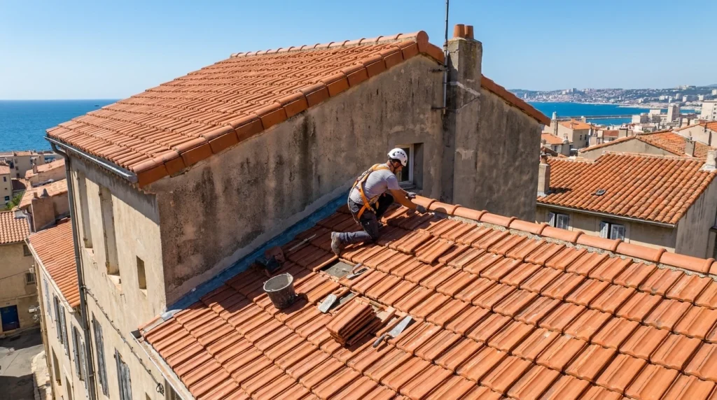 Réparation de toiture marseille couvreur